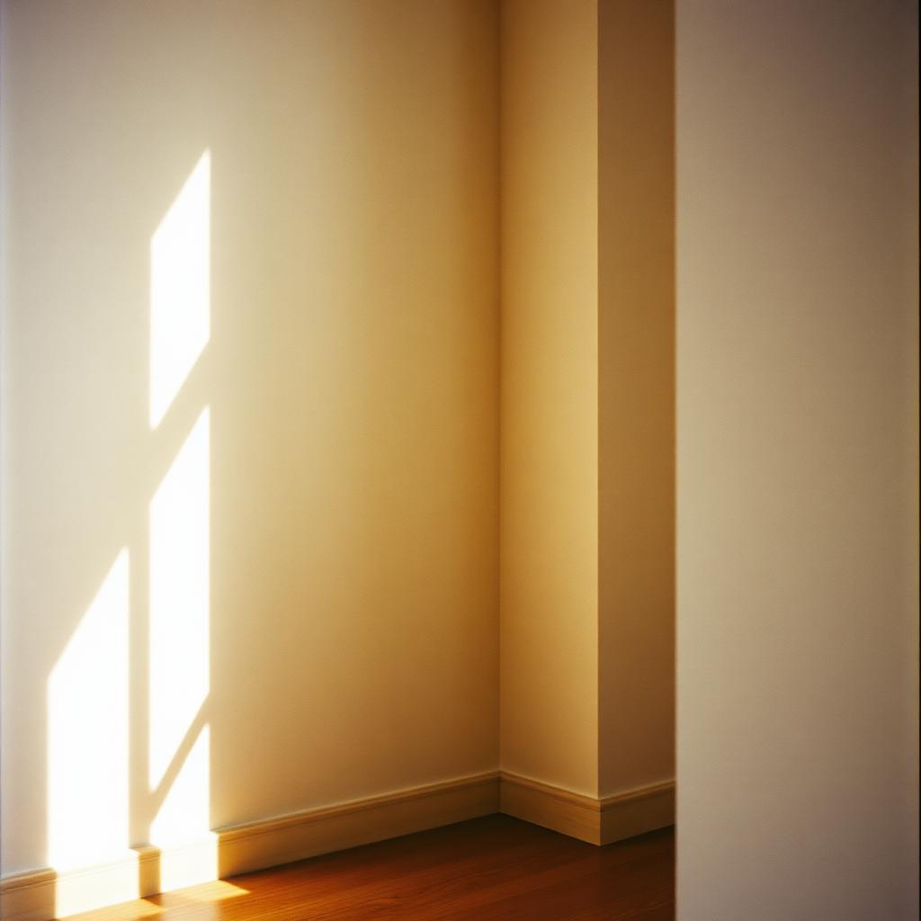 Soft daylight falling across a quiet interior wall.